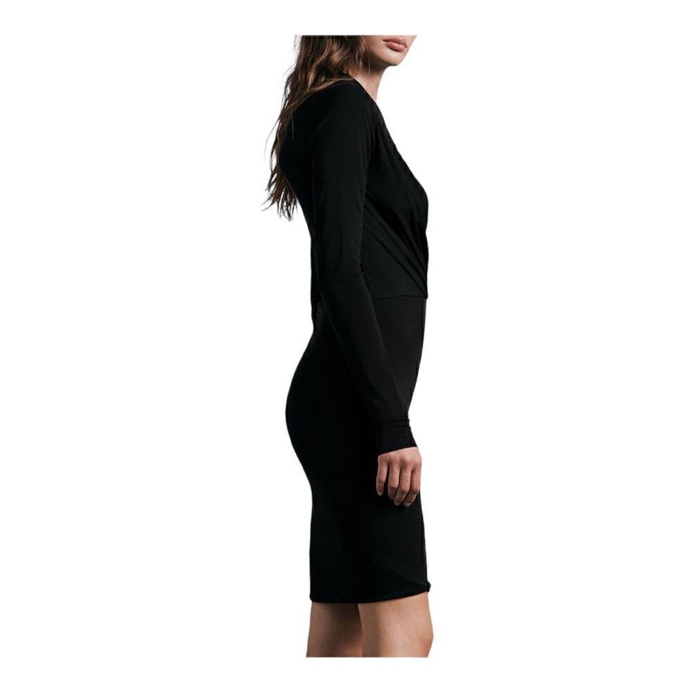 RAG & Bone Holly Black Draped Knit Minidress Size Medium NWT - Picture 5 of 8